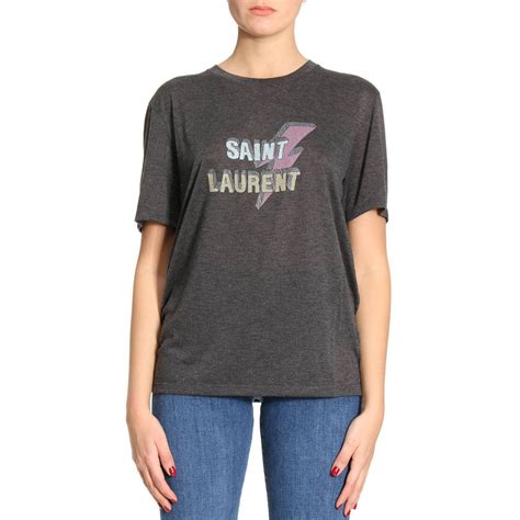 ysl t-shirt womens grey|saint laurent t shirt small.